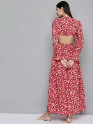 Stylish Ethnic Dress For Women And Girls Red