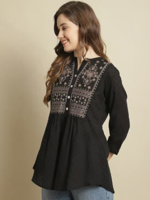 Authentic  women black kurta