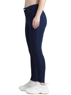 Women Solid Denim Skinny Jeans